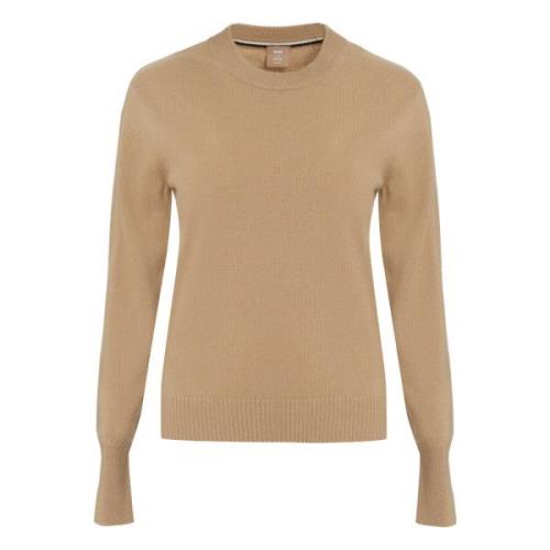 Kasjmier Crew-Neck Sweater Hugo Boss , Beige , Dames