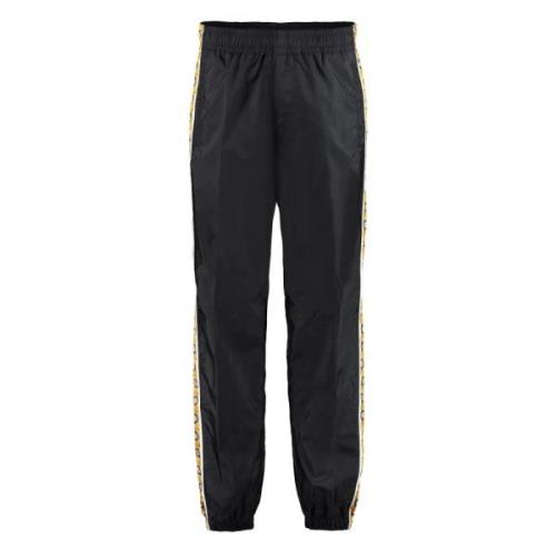 Trainingsbroek met contrasterende zijstrepen Versace , Black , Heren