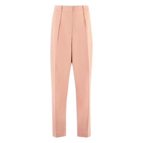 Pietra Tapered Broek met Achterzakken Pinko , Pink , Dames