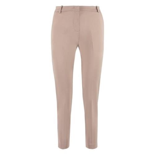 Smalle Cigarettebroek met Zakken Pinko , Pink , Dames