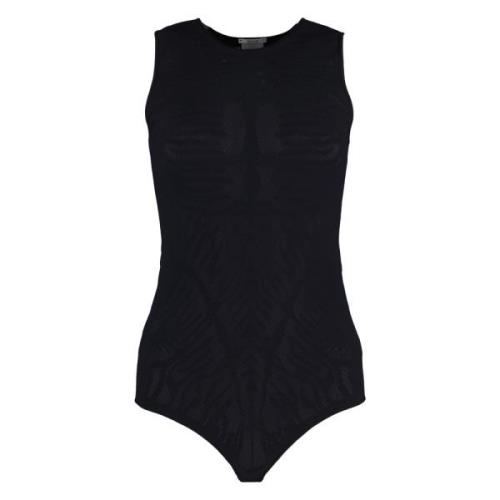 Geperforeerde Bodysuit Wolford , Black , Dames