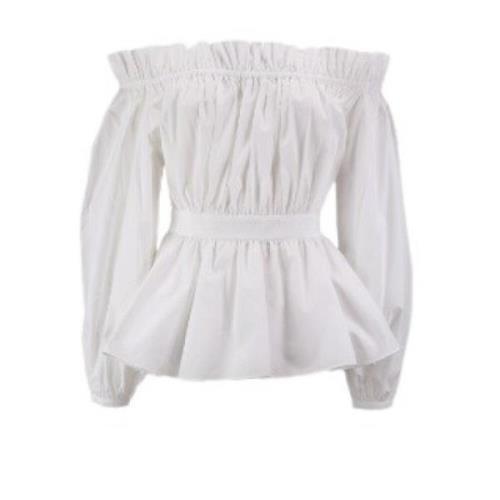 Klassiek Overhemd Alexander McQueen , White , Dames