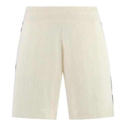 Gebreide shorts met zakken en elastaan Golden Goose , Beige , Dames