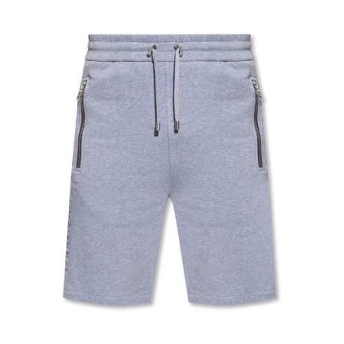 Casual katoenen shorts Balmain , Gray , Heren