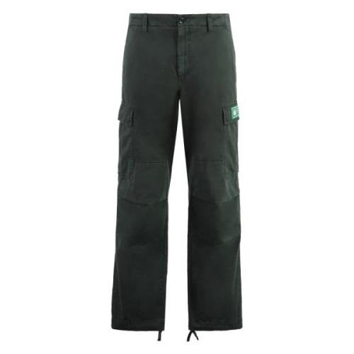 Cargo Broek met Veel Zakken Dolce & Gabbana , Green , Heren