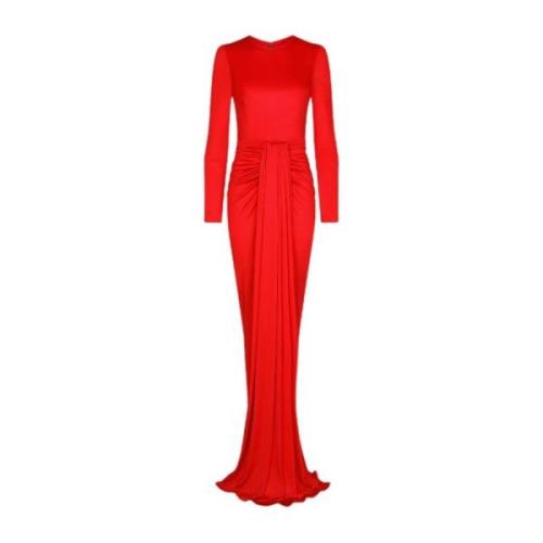 Elegante Zwarte Jurk voor Vrouwen Dolce & Gabbana , Red , Dames