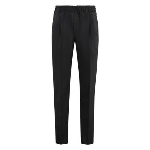 Wollen sweatpants met zakken Ermenegildo Zegna , Black , Heren