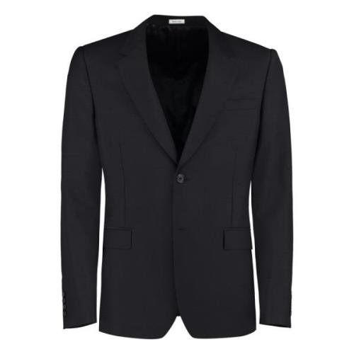 Klassieke Reverskraag Jas Alexander McQueen , Black , Heren