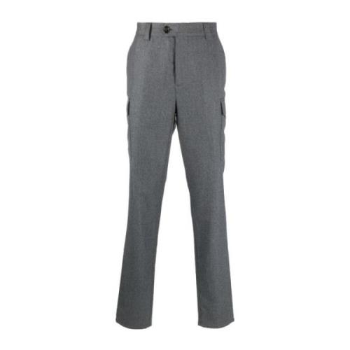 Rechte broek Brunello Cucinelli , Gray , Heren