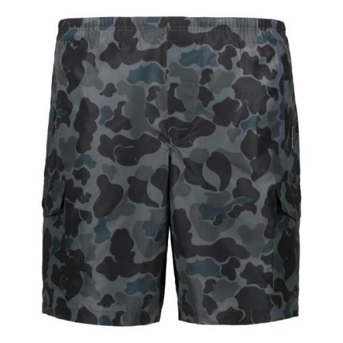 Camouflage Zwemshorts met Verstelbare Tailleband Palm Angels , Multico...