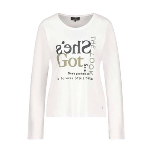 Stijlvolle Pullover T-shirt Monari , White , Dames