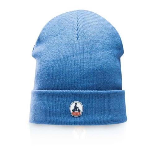 Winter Beanie Muts Blauw Jott , Blue , Dames