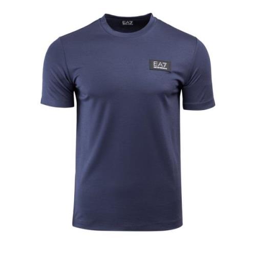 Heren T-shirt in marineblauw Emporio Armani EA7 , Blue , Heren