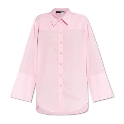 Oversized shirt Rotate Birger Christensen , Pink , Dames