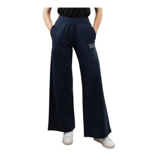 Dames Sweatpants, Navy Blauw, Stijlvol Emporio Armani EA7 , Blue , Dam...