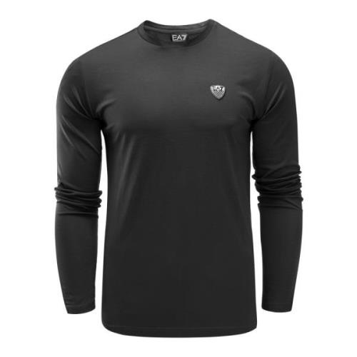 Heren Longsleeve 8Npt17-Pjrgz-1200 Emporio Armani EA7 , Black , Heren