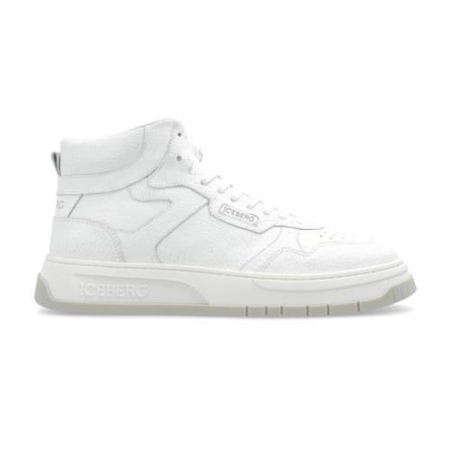 Enkellaagse sportschoenen 'Clock' Iceberg , White , Heren