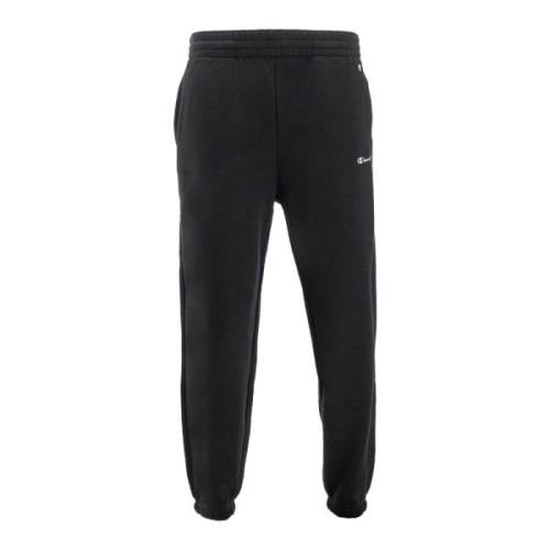 Heren Sweatpants Zwart 79% Katoen Champion , Black , Heren