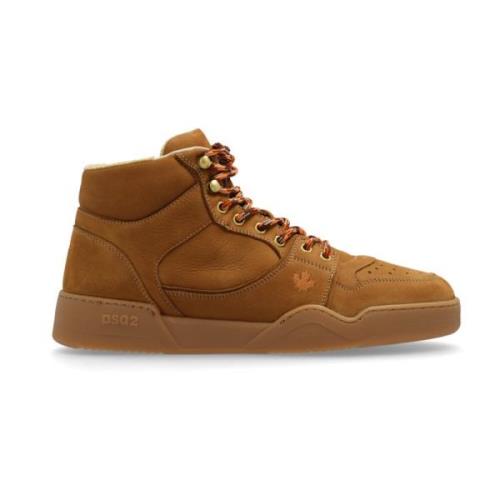 Enkellaagse sneakers 'Spiker' Dsquared2 , Brown , Heren