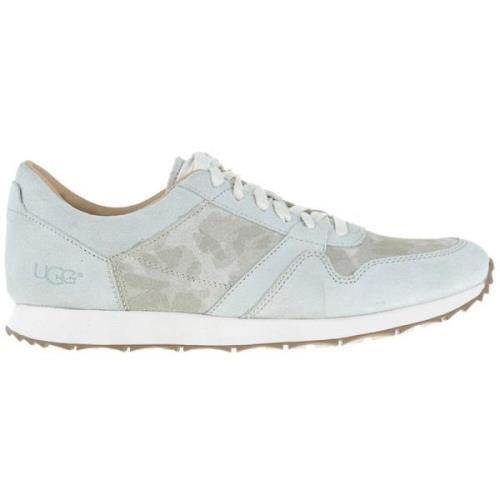 Sporty Trigo Suede Camo Sneakers UGG , White , Dames