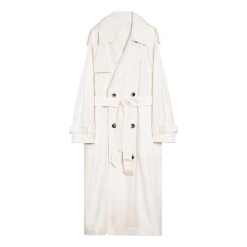 Dubbelborstig Jas Burberry , Beige , Dames