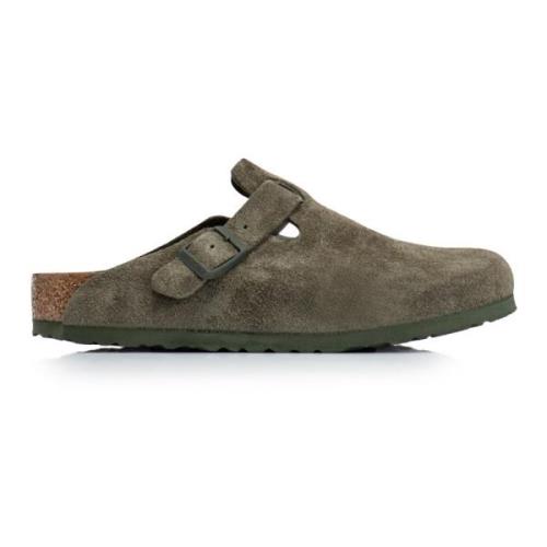 Moderne Suède Tijm Sandalen Birkenstock , Green , Heren