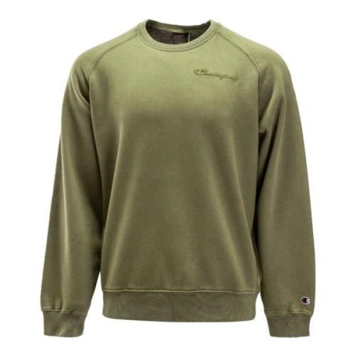 Heren Groene Hoodie 67% Katoen Champion , Green , Heren