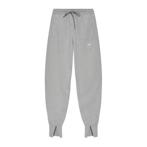 Trainingsbroek met logo Adidas by Stella McCartney , Gray , Dames