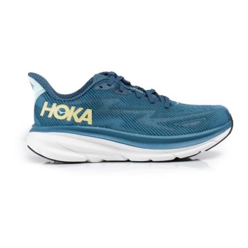 Heren Clifton 9 Blauwe Sneakers Hoka One One , Blue , Heren