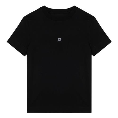 Korte Mouw Ronde Hals T-shirt Givenchy , Black , Dames