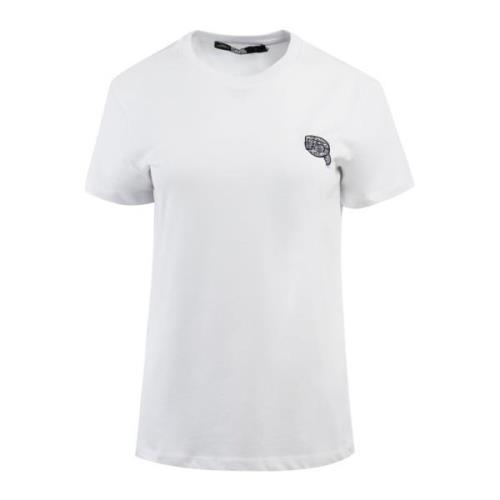 Iconic 2.0 Dames T-shirt Karl Lagerfeld , White , Dames