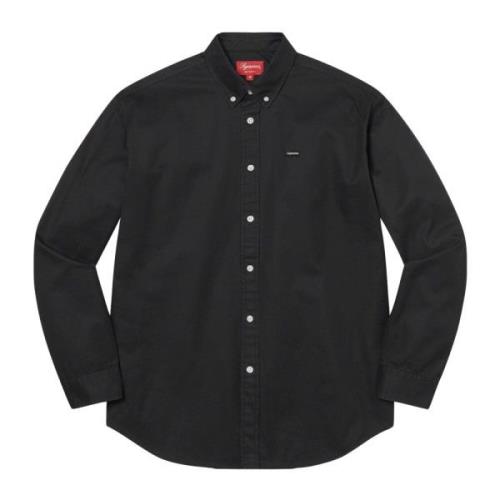 Zwarte Geborduurde Shirt Beperkte Oplage Supreme , Black , Heren