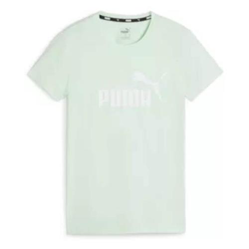 Ess Logo Tee T-shirt Puma , Blue , Dames