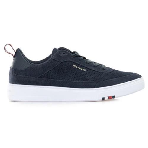 Heren leren sneakers OrthoLite klassiek design Tommy Hilfiger , Blue ,...