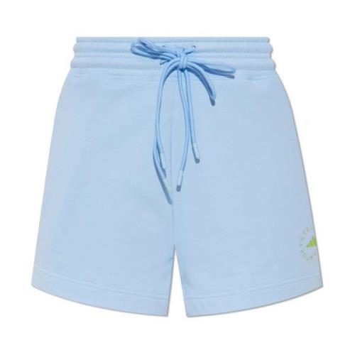 Logo Shorts Adidas by Stella McCartney , Blue , Dames