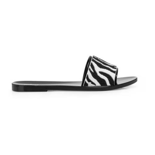 Savage Sandalen Wit Zwart M33798-Ak769 Melissa , Black , Dames