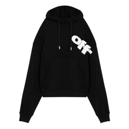 Hoodie Off White , Black , Heren