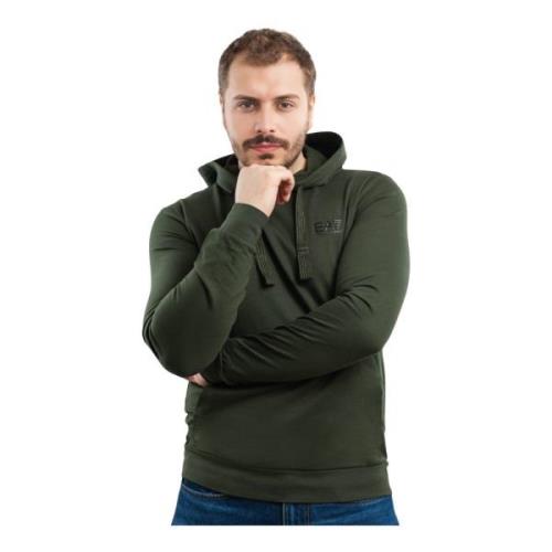 Heren hoodie EA7 Emporio Emporio Armani EA7 , Green , Heren