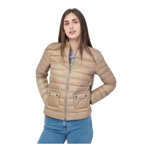 Dames Andorra Jas Lichtgewicht Overgang Jott , Beige , Dames