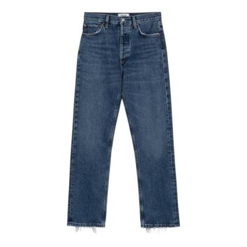 Regular Fit Denim Jeans Agolde , Blue , Dames