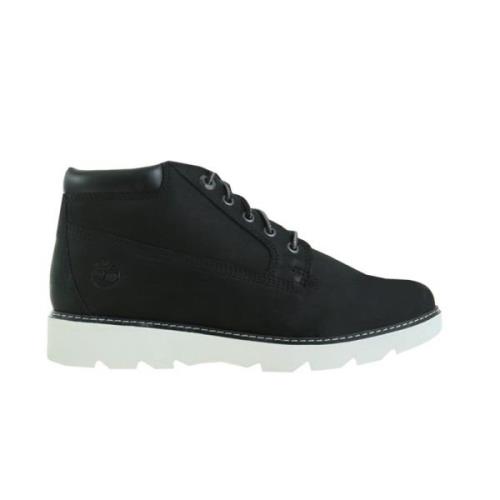 Zwarte Nubuck Enkellaarzen met Sensorflex Zool Timberland , Black , Da...