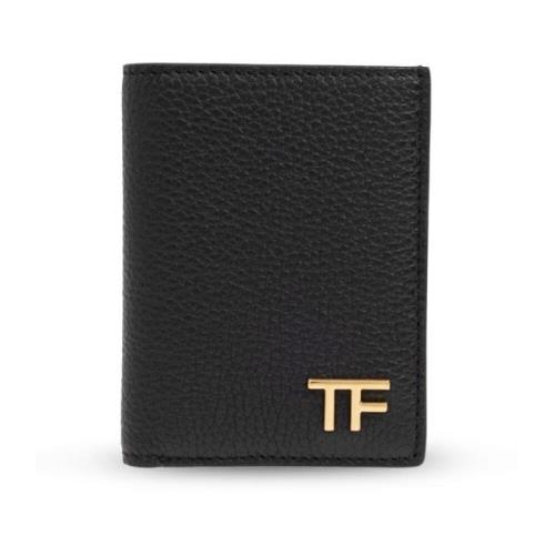 Leren portemonnee Tom Ford , Black , Heren