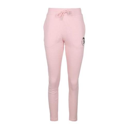 Dames Sweatpants Roze Katoen Polyester Mix Diesel , Pink , Dames