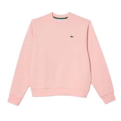 Dames Color Block Sweatshirt Lacoste , Pink , Dames