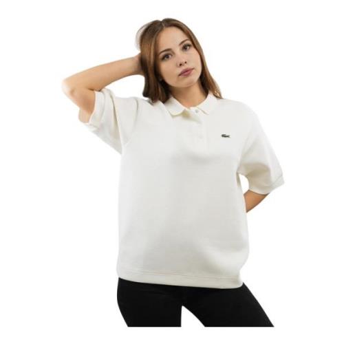 Dames Polo Shirt Wit Katoen Lacoste , White , Dames