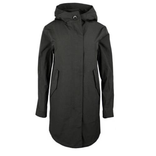 Klassieke Fishtail Dames Parka Jas Herschel , Black , Dames