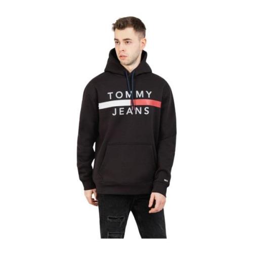 Heren hoodie met reflecterende details Tommy Hilfiger , Black , Heren