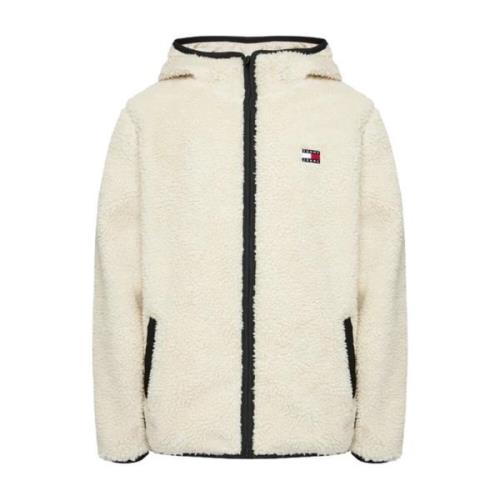 Witte Jassen ACG Print Ritssluiting Tommy Jeans , Beige , Heren