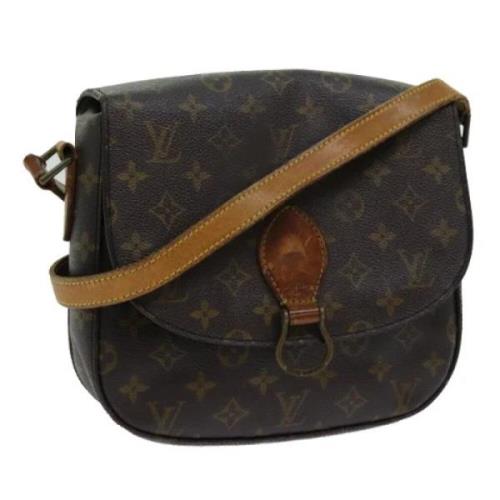 Pre-owned Canvas shoulder-bags Louis Vuitton Vintage , Brown , Dames