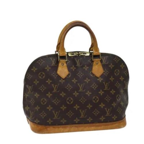 Pre-owned Canvas handbags Louis Vuitton Vintage , Brown , Dames